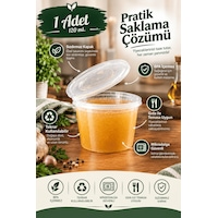 120 Ml Sızdırmaz Mini Saklama Kabı Sosluk Buzluk Kabı Mıt1367 Şeffaf 120 Ml Sızdırmaz Mini Saklama Kabı Sosluk Buzluk Kabı Mıt1367 Şeffaf