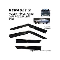 Renault 9 Cam Rüzgarlığı Mugen Tip 4'Lü Set Renault 9 Cam Rüzgarlığı Mugen Tip 4'Lü Set