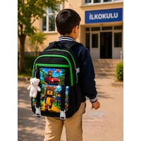 Super Bear Ayıcık Aksesuarlı İlkokul Sırt Çantası Siyah Super Bear Ayıcık Aksesuarlı İlkokul Sırt Çantası Siyah