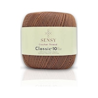 Sensy Classic 10 Tığ Ipi 100% Merserize Pamuk Örgü Ipi, Dantel Ipliği Giza Mısır Pamuğu Vizon Sensy Classic 10 Tığ Ipi 100% Merserize Pamuk Örgü Ipi, Dantel Ipliği Giza Mısır Pamuğu Vizon