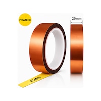 Kapton Yanmaz Bant Yüksek Isıya Dayanıklı Isı Bandı 20 Mm X 30 Metre Kapton Yanmaz Bant Yüksek Isıya Dayanıklı Isı Bandı 20 Mm X 30 Metre