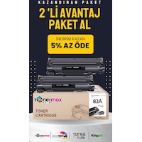 Tonermax Hp 83a / Cf283a Uyumlu Toner 2'li Paket / M201 / M125 / M225 / M127 Tonermax Hp 83a / Cf283a Uyumlu Toner 2'li Paket / M201 / M125 / M225 / M127