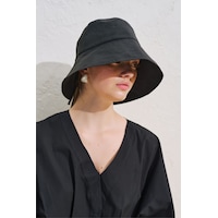 Manuka Bucket Bağcıklı Şapka Siyah Ss26spk00006-01 Manuka Bucket Bağcıklı Şapka Siyah Ss26spk00006-01