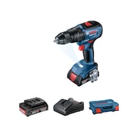 Bosch Professional GSB 18V-50 2x2Ah Çift Akülü Darbeli Delme-Vidalama Makinesi - 06019H5100 Bosch Professional GSB 18V-50 2x2Ah Çift Akülü Darbeli Delme-Vidalama Makinesi - 06019H5100