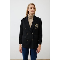Premium Selection Yün Kaşmir Blazer Ceket Terzi Dükkanı Siyah Premium Selection Yün Kaşmir Blazer Ceket Terzi Dükkanı Siyah