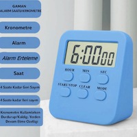 288- Alarmlı Dijital Öğrenci Sınav Kronometresi 24 Geri Sayım Cihazı Saat - Alarm 2 Kademeli Kronometre Mavi 288- Alarmlı Dijital Öğrenci Sınav Kronometresi 24 Geri Sayım Cihazı Saat - Alarm 2 Kademeli Kronometre Mavi