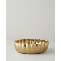 English Home Regina Metal Dekoratif Tabak 18 X 18 X 5 Cm Gold English Home Regina Metal Dekoratif Tabak 18 X 18 X 5 Cm Gold