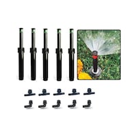 5 Adet Hunter Psu-04 6-a 1,80 Mt Yarıçap Çim Sulama Sprey Fıskiye Ve Montaj Ek Parçaları