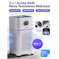 Auhma Arp-003 Akıllı Hava Temizleyici Ve Nemlendirici Uv-c Sterilizasyon & 610m³/h Cadr Beyaz Auhma Arp-003 Akıllı Hava Temizleyici Ve Nemlendirici Uv-c Sterilizasyon & 610m³/h Cadr Beyaz