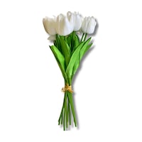 Cihan Çiçekçilik Yapay 10'lu Islak Lale Buketi 33 Cm Beyaz Beyaz Cihan Çiçekçilik Yapay 10'lu Islak Lale Buketi 33 Cm Beyaz Beyaz