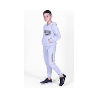 Fyk Kids Bronx Street Model Erkek Çocuk Kapşonlu Takım Çok Renkli