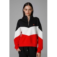 Ellesse Kadın Yarım Fermuarlı Sweatshirt Ef176-rd Ellesse Kadın Yarım Fermuarlı Sweatshirt Ef176-rd
