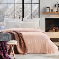 Özdilek Prestige Embos Çift Kişilik Battaniye 220x240 -cameo Rose Gül Özdilek Prestige Embos Çift Kişilik Battaniye 220x240 -cameo Rose Gül