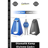 Giyinmeçadırı Su Geçirmez Katlanabilir Duş Tuvalet Soyunma Kabini Pratik Otomatik Kamp Giyinme Çadı Çok Renkli