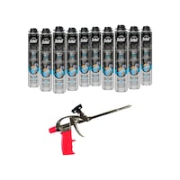 Selsil Thermal Foam Isı Ve Ses Yalıtım Köpüğü 850 Ml. 10 Adet ,demir Köpük Tabancası Selsil Thermal Foam Isı Ve Ses Yalıtım Köpüğü 850 Ml. 10 Adet ,demir Köpük Tabancası