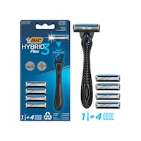 Bic Flex 3 Hybrid Tıraş Bıçağı + Başlık 4'lü Bic Flex 3 Hybrid Tıraş Bıçağı + Başlık 4'lü