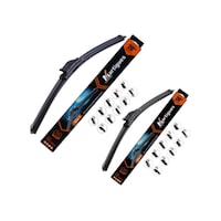 Mitsubishi L200 Silecek Takımı 1996-2006 Uyumlu 480mm + 480mm 10 Aparatlı Siyah Mitsubishi L200 Silecek Takımı 1996-2006 Uyumlu 480mm + 480mm 10 Aparatlı Siyah