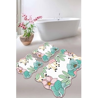 Anemon Djt 3 Lü Set Banyo Halısı Takımı, Klozet Paspası Çok Renkli Anemon Djt 3 Lü Set Banyo Halısı Takımı, Klozet Paspası Çok Renkli