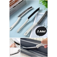 İndecor Houseware 3 Adet Çok Amaçlı Multi İnce Temizlik Fırçası Derz Arası Banyo Mutfak Lavabo Temizleme Fırçası Beyaz İndecor Houseware 3 Adet Çok Amaçlı Multi İnce Temizlik Fırçası Derz Arası Banyo Mutfak Lavabo Temizleme Fırçası Beyaz