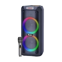 Büyük Boy Kablosuz Mikrofonlu Bluetooth Hoparlör Şarjlı Kablosuz Ses Bombası Speaker
