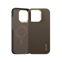 Mr. Gorilla İphone 16 Pro Max Uyumlu Magsafe Destekli Slim Karbon Fiber Tasarım Sert Kılıf Gold Mr. Gorilla İphone 16 Pro Max Uyumlu Magsafe Destekli Slim Karbon Fiber Tasarım Sert Kılıf Gold