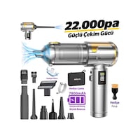 Ezere Nanovac 22000pa Güçlü Portatif Vakumlu Kablosuz Üflemeli Mini Araç Süpürgesi Ezere Nanovac 22000pa Güçlü Portatif Vakumlu Kablosuz Üflemeli Mini Araç Süpürgesi