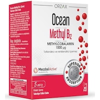 Ocean Methyl B12 1000 Mcg 5 ML Dilaltı Sprey Ocean Methyl B12 1000 Mcg 5 ML Dilaltı Sprey