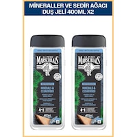 Le Petit Marseillais Men Mineraller ve Sedir Ağacı Duş Jeli 400 ml x2 Le Petit Marseillais Men Mineraller ve Sedir Ağacı Duş Jeli 400 ml x2