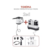 Torima CX002B Koltuk Ve Halı Yıkama Makinesi + CB-902A Buharlı Temizleyici Torima CX002B Koltuk Ve Halı Yıkama Makinesi + CB-902A Buharlı Temizleyici