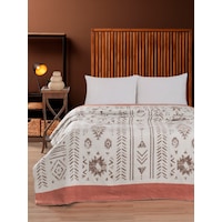 Vicuna Home Bohemian Pamuklu Çift Kişilik Battaniye Vicuna Home Bohemian Pamuklu Çift Kişilik Battaniye