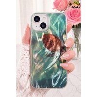 Fibaks iPhone 13/14/15 Uyumlu Kılıf Hologramlı Caretta Kaplumbağa Desenli Darbe Emici Kamera Korumalı Silikon Fibaks iPhone 13/14/15 Uyumlu Kılıf Hologramlı Caretta Kaplumbağa Desenli Darbe Emici Kamera Korumalı Silikon