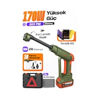 Auhma Acr-10 Şarjlı Araç Yıkama Makinesi Yeşil 203 Psı 170w Basınçlı Oto Yıkama Seti 3820 Fırçasız Auhma Acr-10 Şarjlı Araç Yıkama Makinesi Yeşil 203 Psı 170w Basınçlı Oto Yıkama Seti 3820 Fırçasız