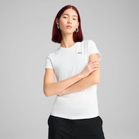 Puma Ess Poly Tee Beyaz Kadın T-shirt 682376-02 Beyaz Puma Ess Poly Tee Beyaz Kadın T-shirt 682376-02 Beyaz