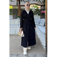 Rabia Şamlı Nazenin Kot Tencel Kap Siyah Normal Rabia Şamlı Nazenin Kot Tencel Kap Siyah Normal