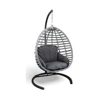 Monalin Home Garden Sofya Classic Rattan El Örgüsü Bahçe & Balkon & Teras Salıncağı Açık Gri Monalin Home Garden Sofya Classic Rattan El Örgüsü Bahçe & Balkon & Teras Salıncağı Açık Gri