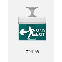 Cata Ct-9165 3w Şarjlı Exıt Acil Çıkış Armatürü Sağ-sol Yönlendirmeli 3 Saat Cata Ct-9165 3w Şarjlı Exıt Acil Çıkış Armatürü Sağ-sol Yönlendirmeli 3 Saat