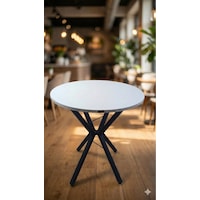 70 Cm Siyah Metal Ayak 2-3 Kişilik Yuvarlak Masa Mutfak Masası Balkon Masası Kafe Masası Ofis Masası Beyaz 70 Cm Siyah Metal Ayak 2-3 Kişilik Yuvarlak Masa Mutfak Masası Balkon Masası Kafe Masası Ofis Masası Beyaz