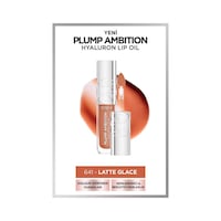 L'Oréal Paris Plump Ambition Hyaluron Lip Oil Besleyici ve Nemlendirici Dudak Parlatıcısı 641 Latte Glace L'Oréal Paris Plump Ambition Hyaluron Lip Oil Besleyici ve Nemlendirici Dudak Parlatıcısı 641 Latte Glace