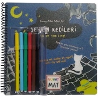 Funny Mat Şehrin Kedileri Kalemli Mini Set Funny Mat Şehrin Kedileri Kalemli Mini Set