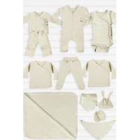 Tinylamb Caramel Organik Yenidoğan Hastane Çıkış Seti - 12 Parça Karamel Tinylamb Caramel Organik Yenidoğan Hastane Çıkış Seti - 12 Parça Karamel