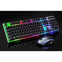 Polham RGB Led Işıklı Klavye ve Mouse Seti, Gamer, Oyuncu, USB Klavye ve Mouse, Işıklı Oyuncu Seti Polham RGB Led Işıklı Klavye ve Mouse Seti, Gamer, Oyuncu, USB Klavye ve Mouse, Işıklı Oyuncu Seti