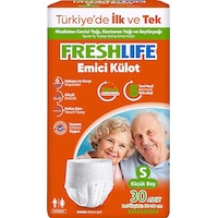 Freshlife Emici Külot S Beden Küçük Boy Hasta Bezi 30 Adet 1 Paket Freshlife Emici Külot S Beden Küçük Boy Hasta Bezi 30 Adet 1 Paket