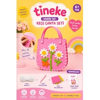 Tineke Kendin Yap Keçe Çanta Seti Papatya Desenli Dikiş Öğrenme Hobi Ve El Sanatları Oyuncağı 6+ Y Tineke Kendin Yap Keçe Çanta Seti Papatya Desenli Dikiş Öğrenme Hobi Ve El Sanatları Oyuncağı 6+ Y