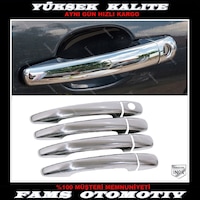 Peugeot 207 Krom Kapı Kolu 4 Kapı 2006 Üzeri P.Çelik Peugeot 207 Krom Kapı Kolu 4 Kapı 2006 Üzeri P.Çelik
