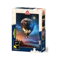 Art Puzzle 1000 Parça Puzzle Ay'a Yolculuk Neon 5013 Art Puzzle 1000 Parça Puzzle Ay'a Yolculuk Neon 5013