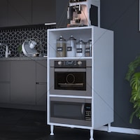 Modilayn Silva 59,6 X 119,2 X 56 Cm Özel Üretim Büyük Fırınlar İçin Mini Midi Mikrodalga Fırın Dolabı Modilayn Silva 59,6 X 119,2 X 56 Cm Özel Üretim Büyük Fırınlar İçin Mini Midi Mikrodalga Fırın Dolabı