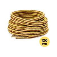 Neystore 120 Cm Koyukahve+sarı Renkli Extra Kalın, Fitilli Bot Bağcığı
