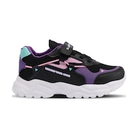 Slazenger KEKOA IN Çocuk Cırt Cırtlı Siyah / Mor Günlük Spor Ayakkabısı Slazenger KEKOA IN Çocuk Cırt Cırtlı Siyah / Mor Günlük Spor Ayakkabısı