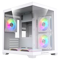 Game İn Game Cool Beyaz 5x12cm Argb Fanlı M.atx Akvaryum Kasa