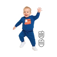 Denokids İtfaiye Erkek Bebek Eşofman Takım - Lacivert Denokids İtfaiye Erkek Bebek Eşofman Takım - Lacivert